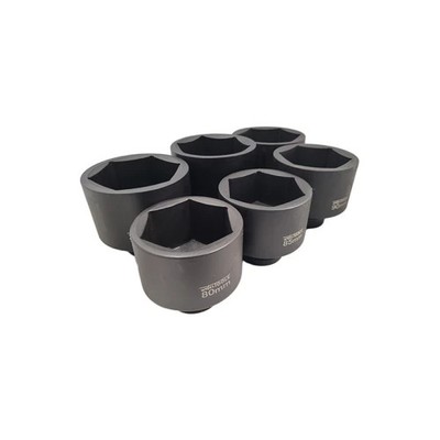 1'' Sechskant-Kraft-Stecknuss-Satz, 6-tlg 80-105mm
