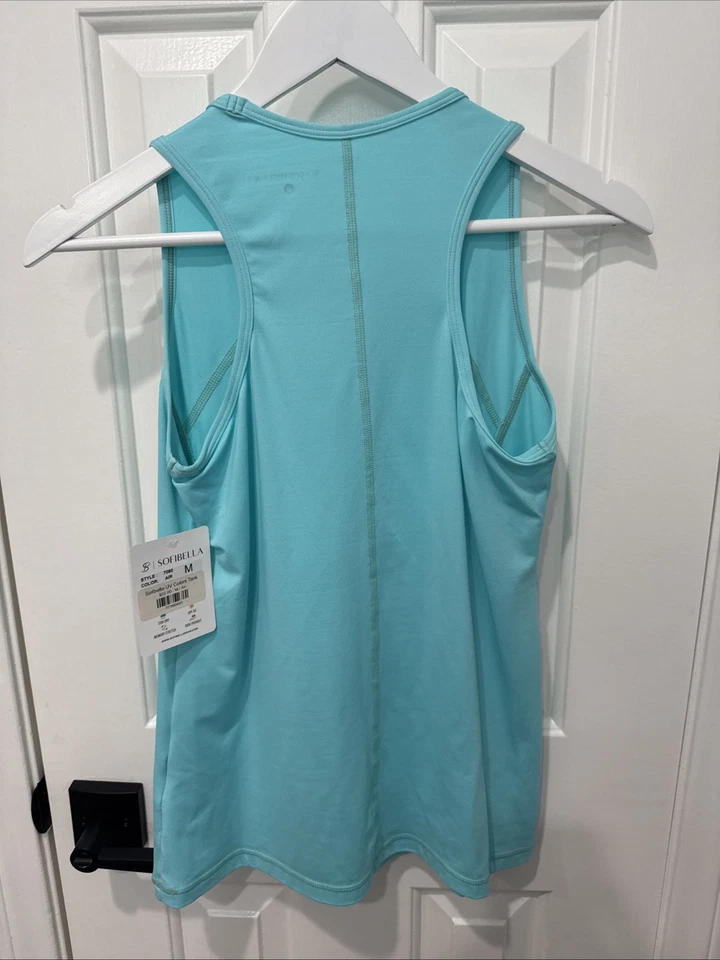 Nuevo con etiquetas Tanques Tenis Pickleball Sofibella Colores UV, Talla M, Rosa y Aqua Foto 4 de 4