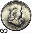 1949-D Franklin Half Dollar, Lustrous BU++