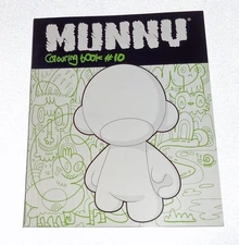 Jon BurgerMan Munny Coloring Book #10 NEW KidRobot 2008 Free Shipping