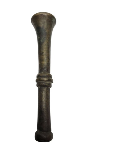 Vintage Antique Solid Brass Mortar And Pestle Heavy Apothecary Spice Grinder - Picture 10 of 12
