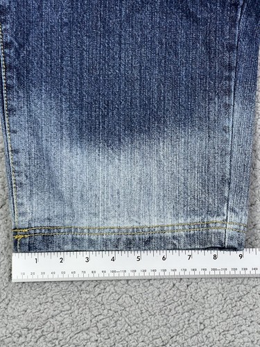 AL WISSAM Jeans Mens 38x32 Blue 100% Cotton High Rise Denim Detroit - Picture 10 of 11