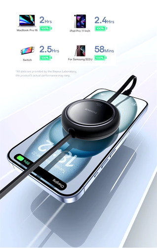 Baseus Retractable 100W USB C Fast Charging Cable - Picture 9 of 19