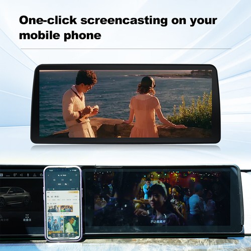 12.3'' Android Passenger Entertainment Carplay Screen For BMW 5 Series 2021-2023 - Picture 6 of 12