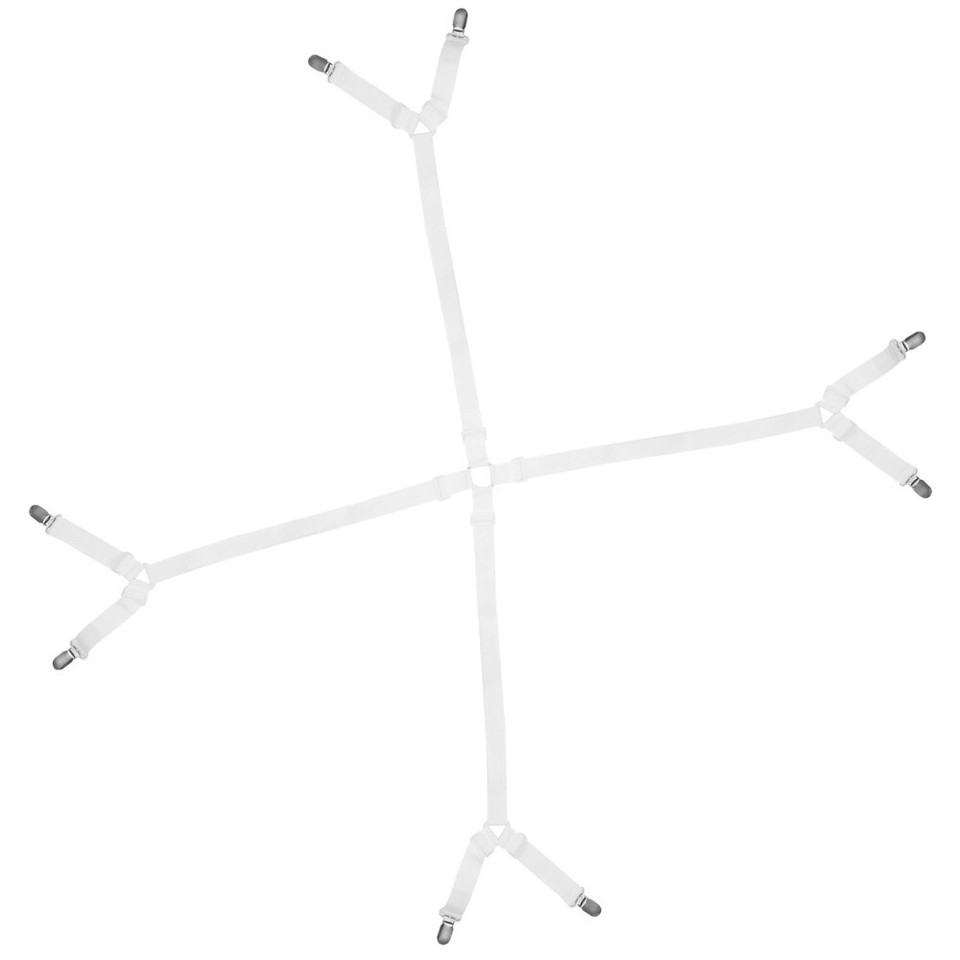 down Mattress Topper Full Sheet Securing Clips Straps for Bed eBay