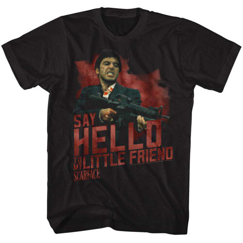 Scarface Say Hello T-Shirt - Schwarz - Bild 1 von 3