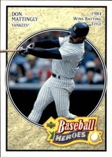T0843 - 2005 Upper Deck Baseball Heroes #21 Don Mattingly Yankees NM-MT