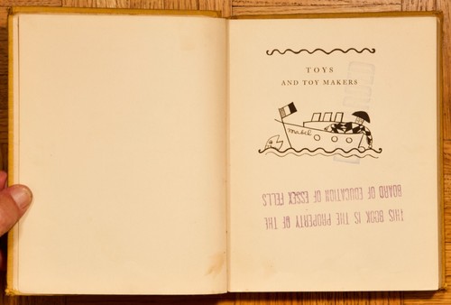 1931 1st HC; Toys & Toy Makers by James S. Tippett illus. by Elizabeth Enright - Picture 4 of 13