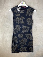 boohoo Casual Dress Size 10 Womens Black Sleeveless