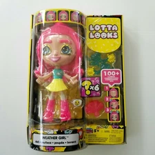 Lotta Looks Weather Girl Doll New Cool Plug Play Mattel Pieces Toys 10