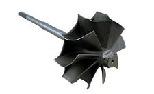 9 Blade Turbo Turbine Exhaust Shaft Wheel Kit for GT35R GT3582R GT3584 HKS 3540