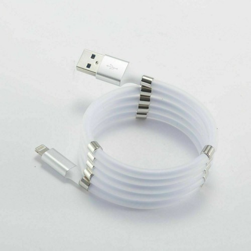 iPhone / Type C / Micro USB Data Charging Cable Magic Rope Magnetic Self Winding - Picture 9 of 9