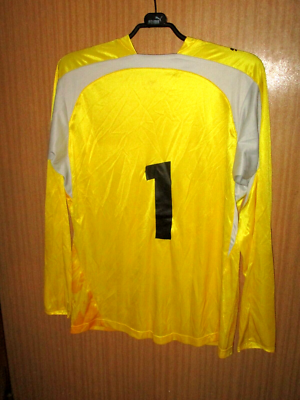 Maillot Gardien AS Monaco 2003-2004 - Puma - Jaune - Taille L - Excellent état