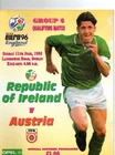 REPUBLIC OF IRELAND V AUSTRIA EURO QUALIFIER 11/6/1995
