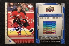2015-16 UD Buyback ZACH PARISE RC AUTO 1/5 1/1 2005-06 Rookie Autograph SP