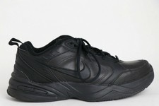 nike air monarch black on feet