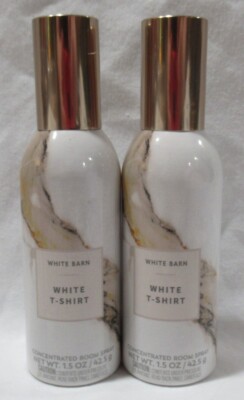 White Barn Bath & Body Works Concentrated Room Spray  Set Lot of 2 WHITE T-SHIRT