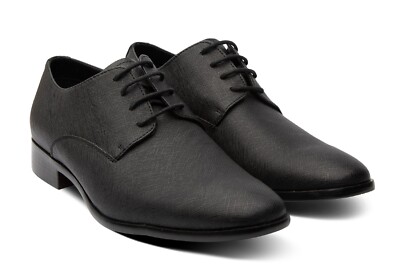 Mens Black Leather Gordon Rush Lace Up Dress Shoes - Size 10.5M Gordon Rush Black Leather Wingtips Shoes - Etsy main image 3
