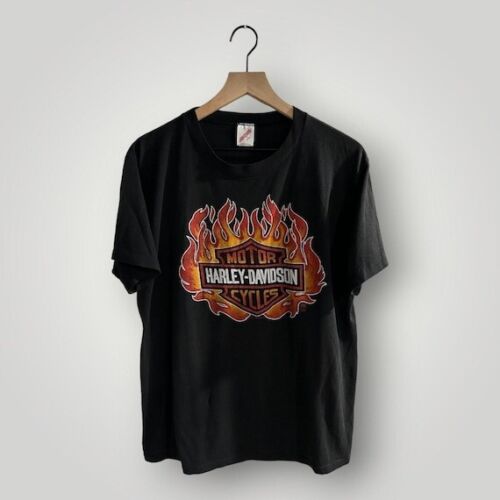Harley Davidson × Vintage Flame Logo - Gem