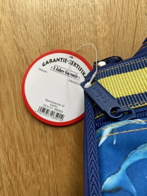 Der echte Scout Delfin Sporttasche Vintage - Neu mit Etikett - Bild 3 von 4