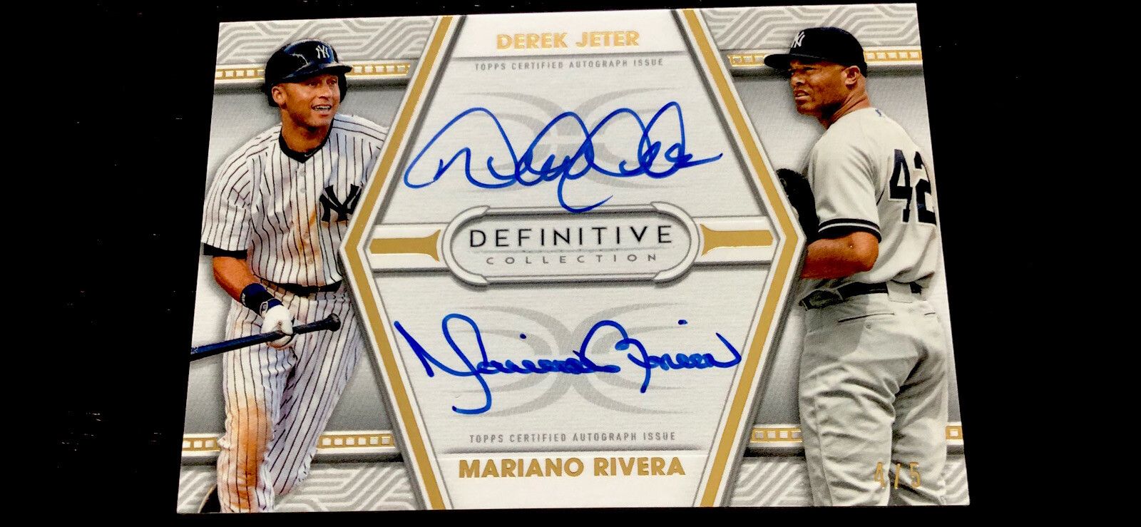 2022 Topps Definitive Collection - Dual Autograph Collection #DAC