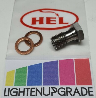 HEL PERFORMANCE Edelstahl Hohlschraube 1,25 Gewinde
