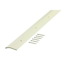Carpet Trim Bar MD Almond 1-3/8" x 3' Aluminum Wide 74187 M-D (24 Bars Pack)