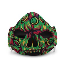 Creepy Halloween Premium face mask