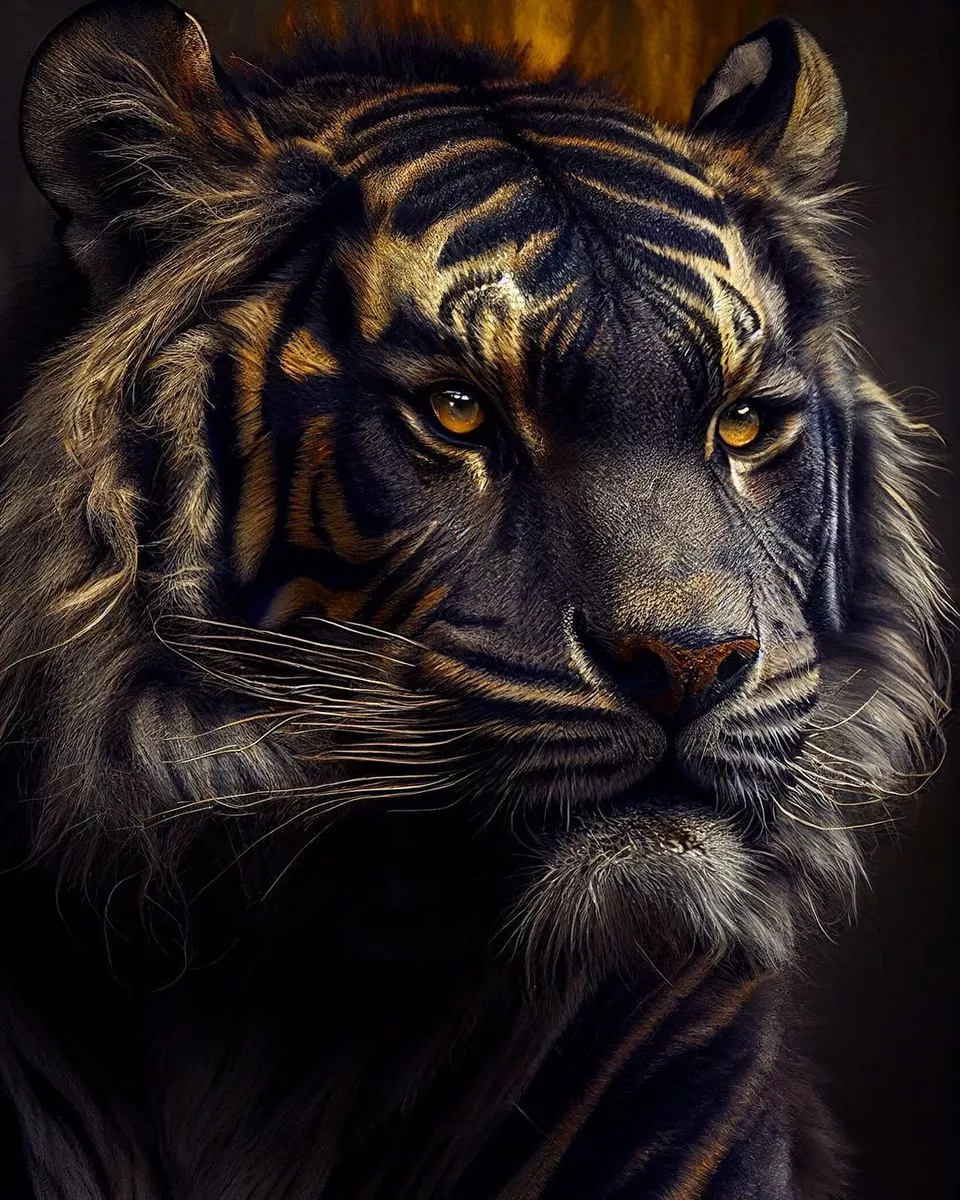 3D Tiger, angry, charged, cool, electric, tiger, HD phone wallpaper