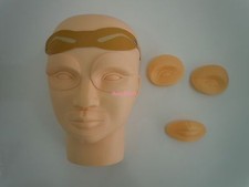 1 Complete Permanent Makeup Tattoo Practice Fake Skin Kit Head Eye Eyebrow Lip