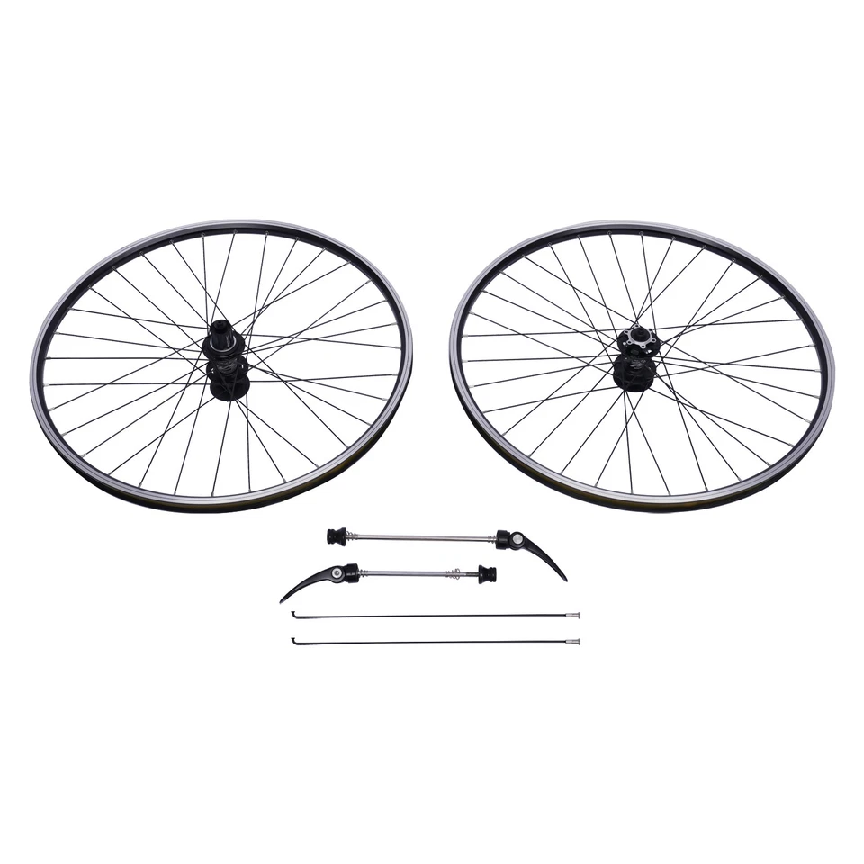 27.5 inch Wheelset Quick Release Disc Brake Mountain Bike Wheels Hub Sets Black - Image 3 of 4