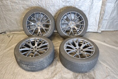 2015 DODGE CHALLENGER HELLCAT 6.2L OEM WHEELS RIMS 20X9.5 +18.5 NEXEN TIRES#1624