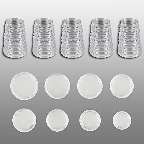 Prophila 40 Coin Capsules for €URO Coins 1 Cent to 2 €URO (I2X)