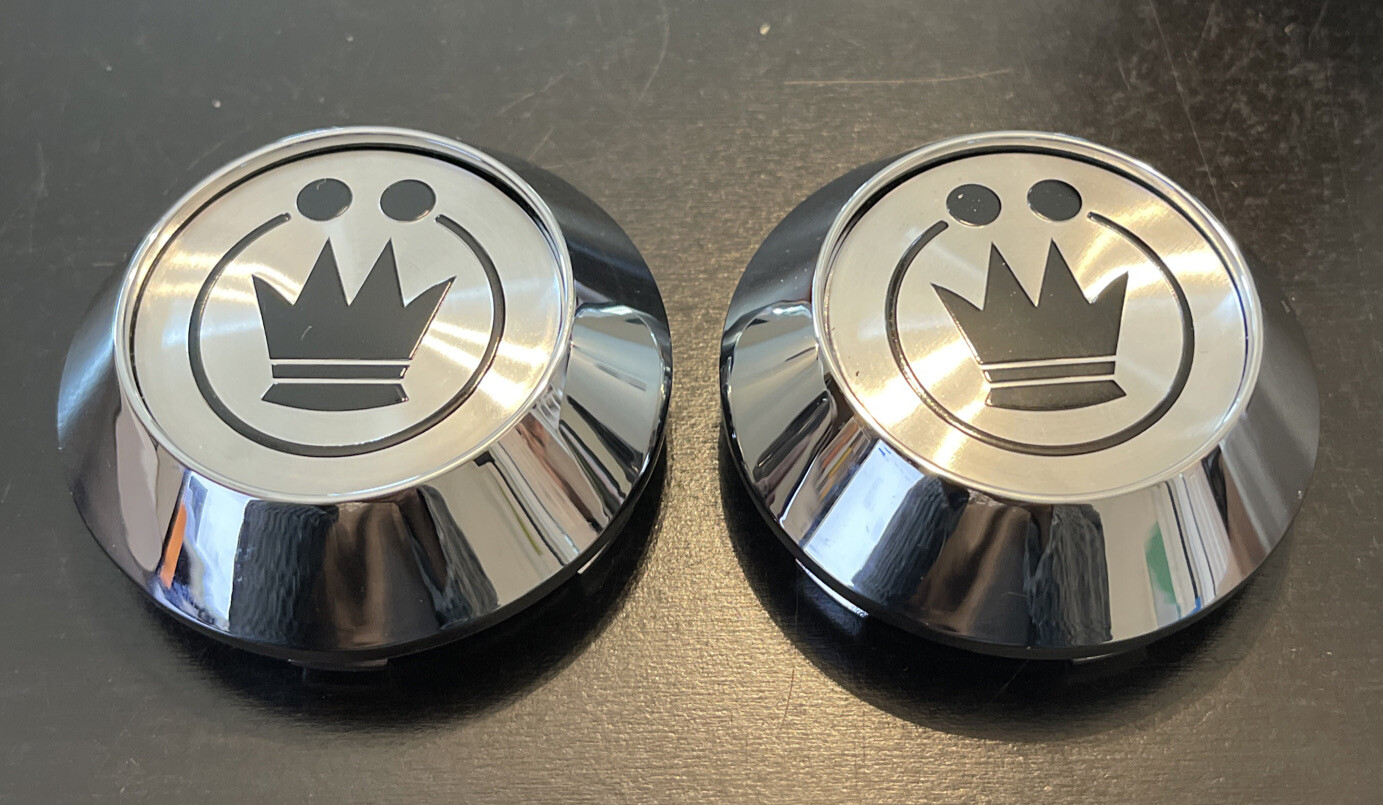 (X2) KONIG Custom Wheels CHROME Wheel Rim Hub Cover Center Cap PCD41A-image