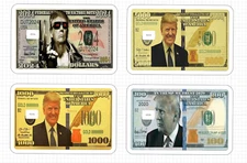 Trump $100 $1000 $5000 Trumpinator Bill ATM CREDIT DEBIT CARD Skin Sticker MAGA