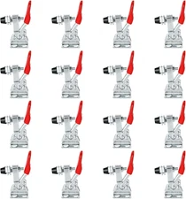 16 Pack Toggle Clamp, Small Toggle Clamps 60Lb Holding Capacity 201-L Horizontal