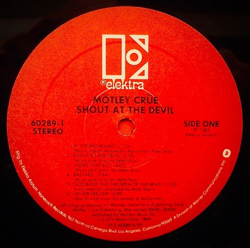 Mötley Crüe: Shout At The Devil~Rare DJ Promo Album~ELEKTRA #60289-1 Excellent! - Picture 6 of 8