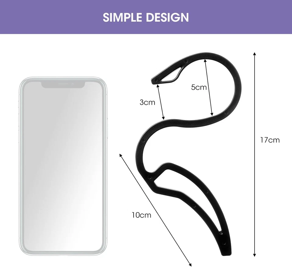 Hoodie Hangers, 10 Pack Hoodie Organizer S Shaped Plastic Hooks Rack Designed fo - Image 4 of 4