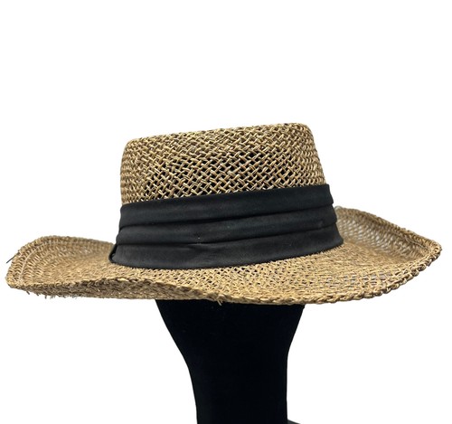 Daytona International Speedway Vintage Straw Sun Hat Wide Brim Race Track Nascar - Picture 4 of 10