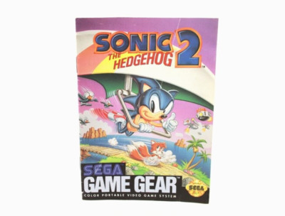 Sonic the Hedgehog 2 - Sega Game Gear **MANUAL ONLY** | eBay Australia