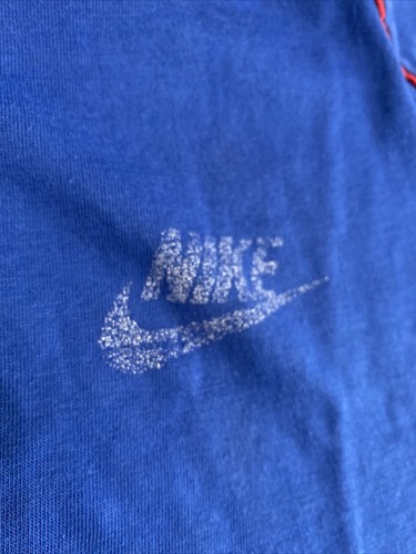 Vintage 1970-80s Nike Sportswear Orange Tag Large Made In USA Single Stitch Thin - Picture 3 of 8