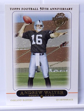 2005 Topps ANDREW WALTER #436 RC Rookie Football Card - Oakand Las Vegas Raiders
