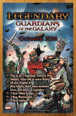 2014 Guardians of the Galaxy Trading Card Game Print Ad/Post CCG TCG ...