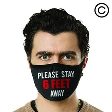 6 FEET Cover your face - face mask- face covering masks