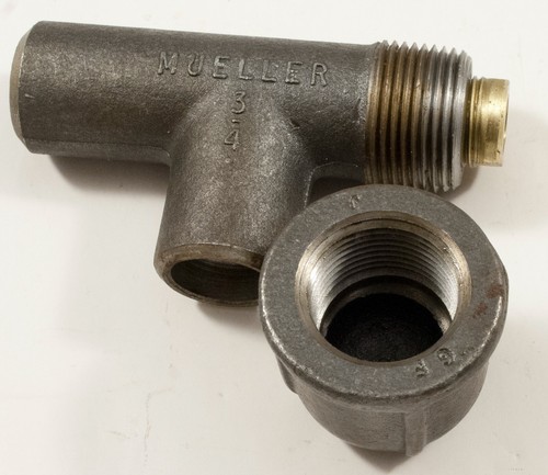 Mueller NO-BLO H-17500 Service Tee Weld x Weld - 250 psig. NOS SHIPS FREE - Picture 7 of 9