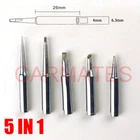 5 TIPs Solder Soldering Iron Station Lead Free FOR Duratech TS1640 TS1641