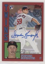 2019 Topps 1984 Baseball Rookies Red 10/25 Stephen Gonsalves #84R-SG Auto 0c6