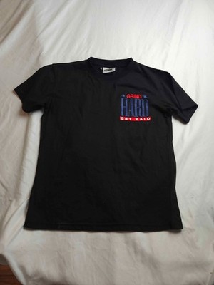 Grind Hard Get Paid Mens Shirt M Black Graphic Hustle Culture Kitsch Streetwear