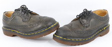 Vintage 90s Dr Martens Womens 5 Distressed Chunky Leather Wingtips Shoes England