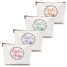4Pcs Girls Trip Gifts Weekend 2026 9.6 x 7.4 inches, Multicolor 0960